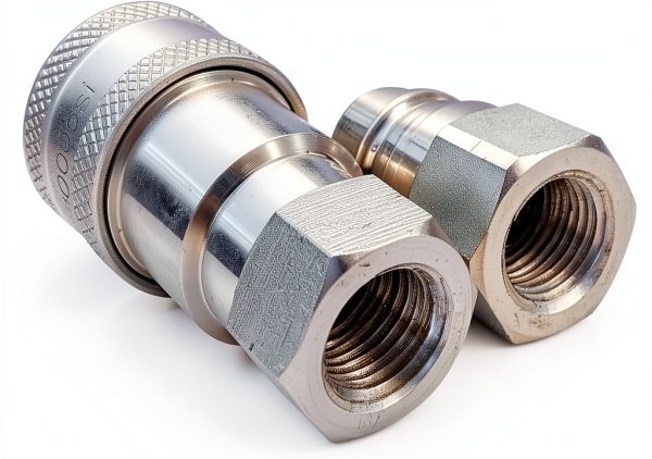 FUYEAR Hydraulic Quick Coupler Stainless Steel 5000 PSI-3