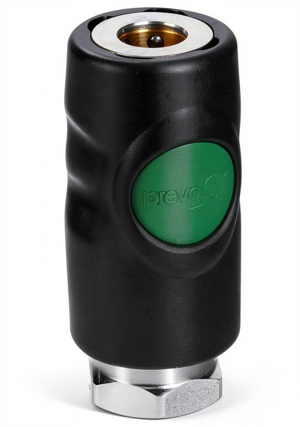 Prevost Hydraulic Coupling Green High Flow Safety Coupler-0