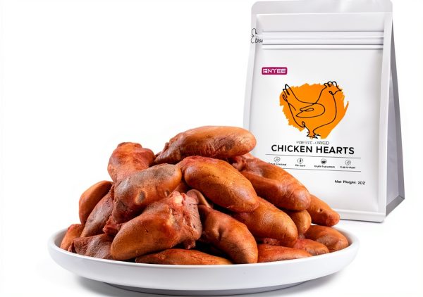 BNYEE Freeze Dried Chicken Hearts Single Ingredient Pet-0