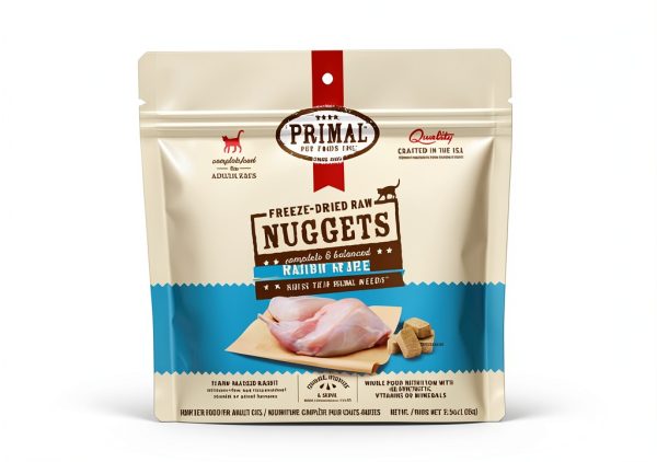 Primal Pet Foods Freeze Dried Raw Cat Food Rabbit-0