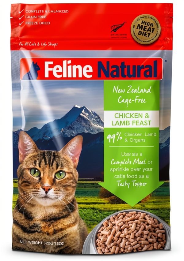Feline Natural Grain Free Dry Cat Food High Protein-0