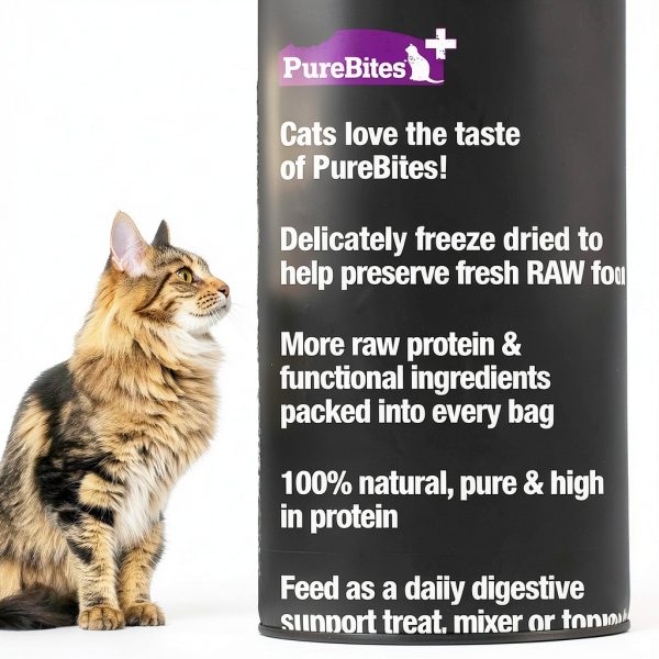 PureBites Cat Treats Freeze Dried Chicken Gut Health-3