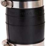 Fernco 2 Inch PVC Coupling Flexible Durable Plumbing Fitting-0