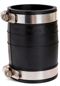 Fernco 2 Inch PVC Coupling Flexible Durable Plumbing Fitting-0