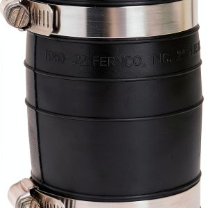 Fernco 2 Inch PVC Coupling Flexible Durable Plumbing Fitting-0
