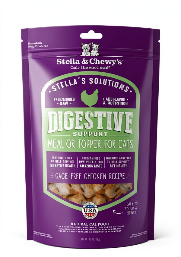 Stella Chewys Freeze Dried Cat Food Digestive Boost-0