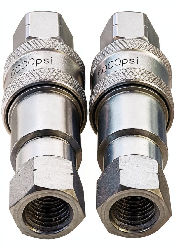 FUYEAR Hydraulic Quick Coupler Stainless Steel 5000 PSI-0
