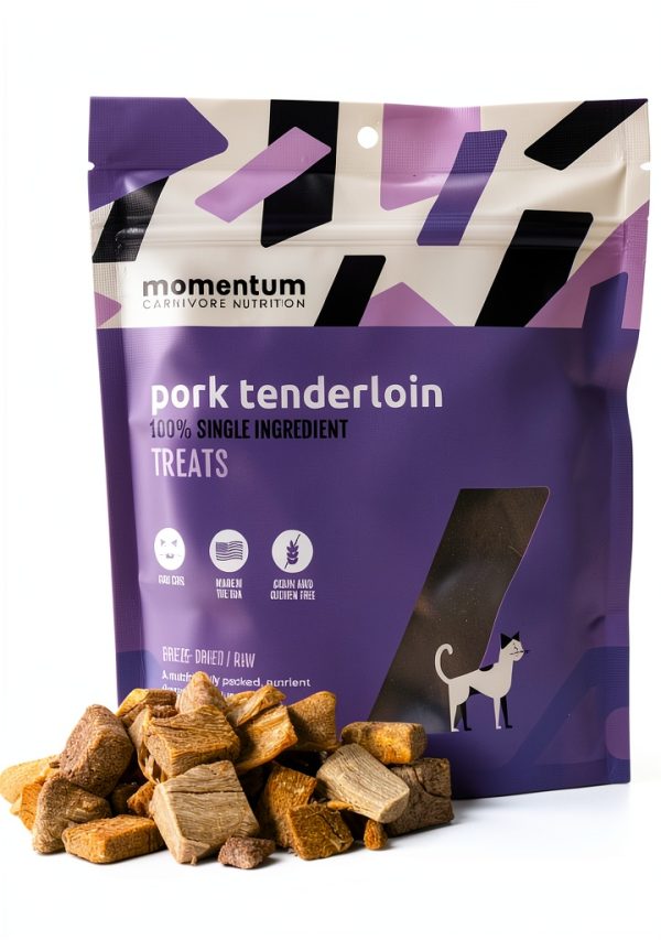 Momentum Carnivore Pork Tenderloin Cat Treats Freeze Dried-0