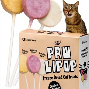MalsiPree Freeze Dried Chicken Cat Treats Protein Lollipop-0