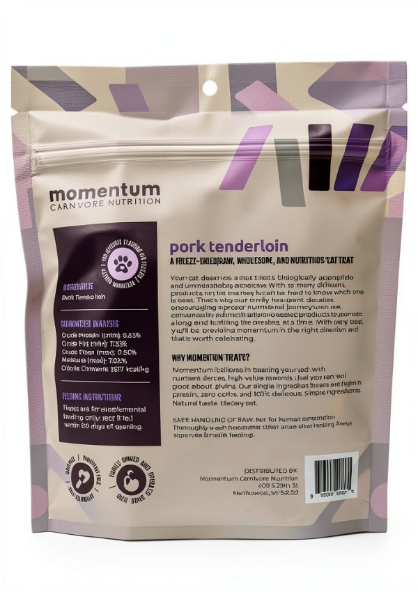 Momentum Carnivore Pork Tenderloin Cat Treats Freeze Dried-1