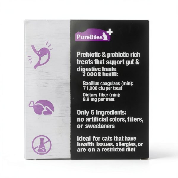 PureBites Cat Treats Freeze Dried Chicken Gut Health-4