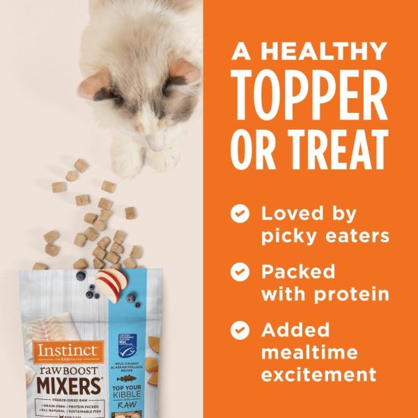 Instinct Raw Cat Food Topper Freeze Dried Pollock-6