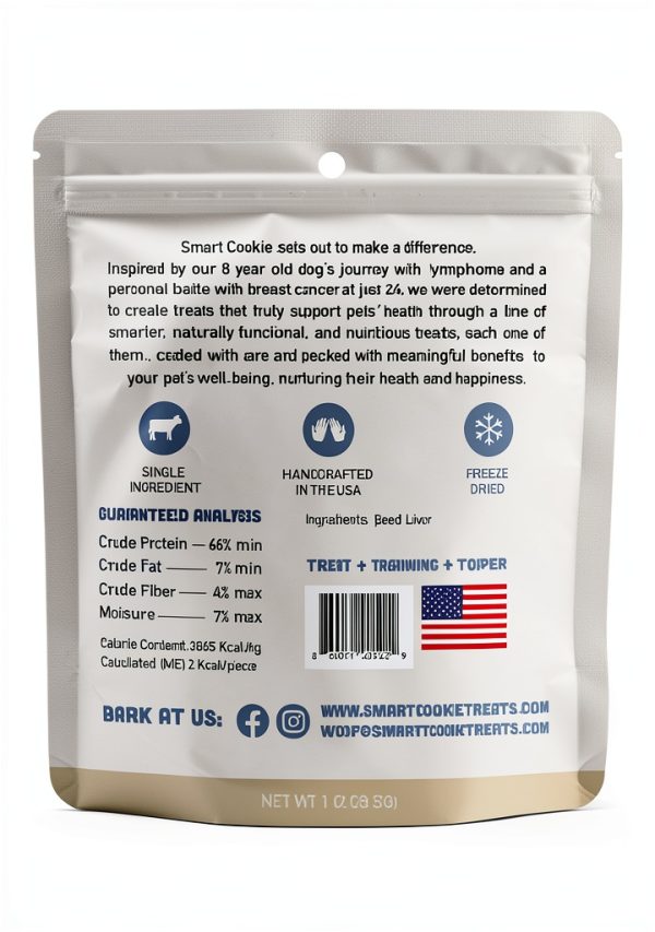 Smart Cookie Freeze Dried Cat Treats Single Ingredient-1