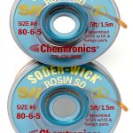 Chemtronics 80-6-5 SODER-WICK Rosin Desoldering Braid 5ft Spool 2-Pack-0