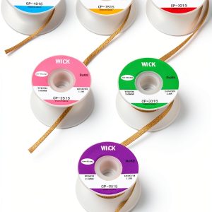 Solder Wick Zelphvt 6-Piece No-Clean Desoldering Set 0.04-0.14″-0