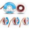 No Clean Soldering Pen and Solder Remover Wick, 0.1 Inch Wide and 59 Inch Long, Solder Braid Wick Liquid Flux for Electronics Welding Repair Tabbing Wire Maintenance-2