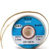 EVERMARKET(TM) Desoldering Wick, solder braid with 2.5mm Width, 1.5m Length and Solder Sucker Desoldering Vacuum Pump Solder Removal Tool - Blue-1
