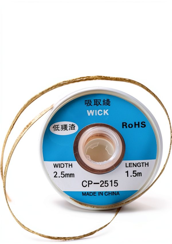 EVERMARKET(TM) Desoldering Wick, solder braid with 2.5mm Width, 1.5m Length and Solder Sucker Desoldering Vacuum Pump Solder Removal Tool - Blue-1