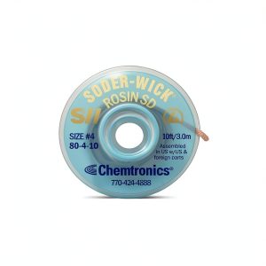 Desoldering Wick Chemtronics 80-4-10 10ft 4mm Copper Rosin Braided-0